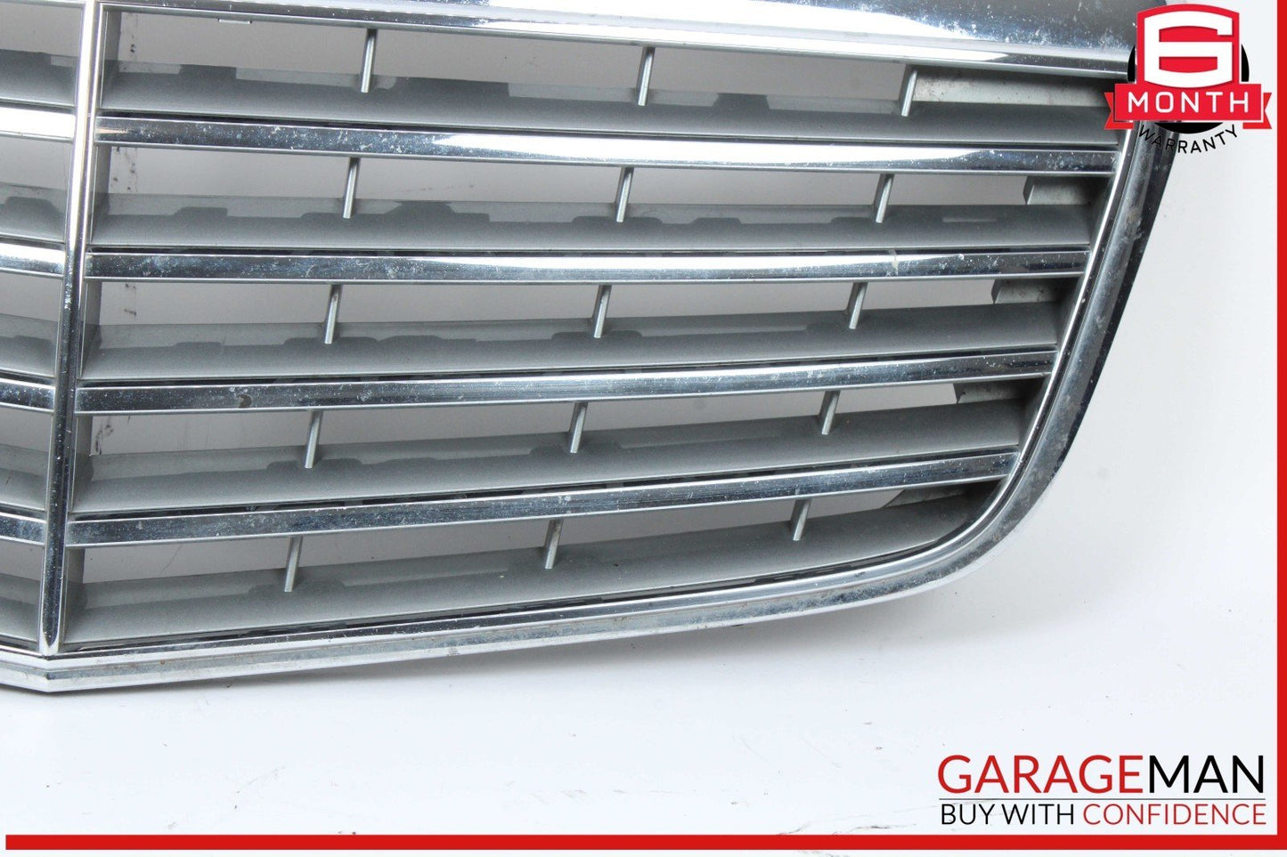 07-09 Mercedes W211 E350 E500 Front Center Bumper Grill Grille Trim Cover Panel