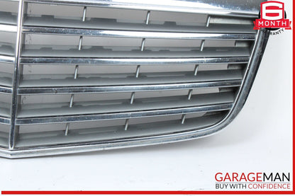 07-09 Mercedes W211 E350 E500 Front Center Bumper Grill Grille Trim Cover Panel