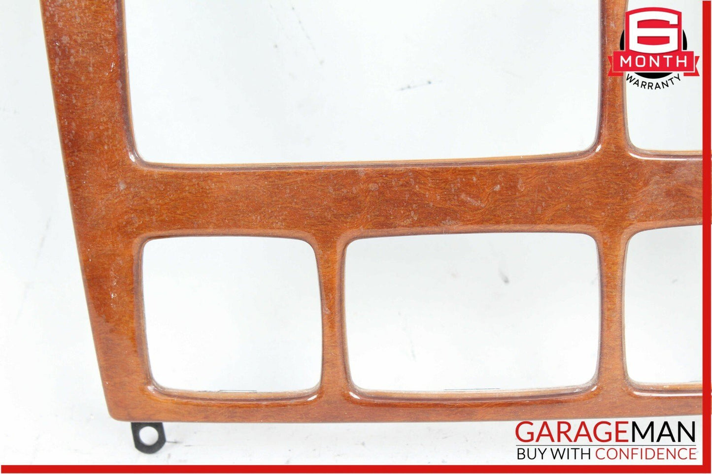 00-02 Mercedes W220 S600 S430 Radio Dash Wood Trim Bezel Panel Cover Wood OEM