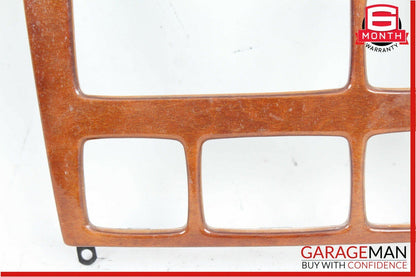 00-02 Mercedes W220 S600 S430 Radio Dash Wood Trim Bezel Panel Cover Wood OEM