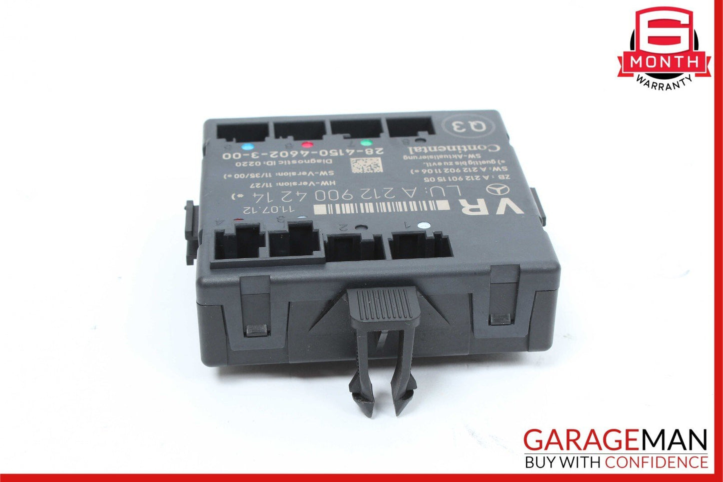 08-18 Mercedes W204 C250 Front Right Side Door Control Module 2129004214 OEM