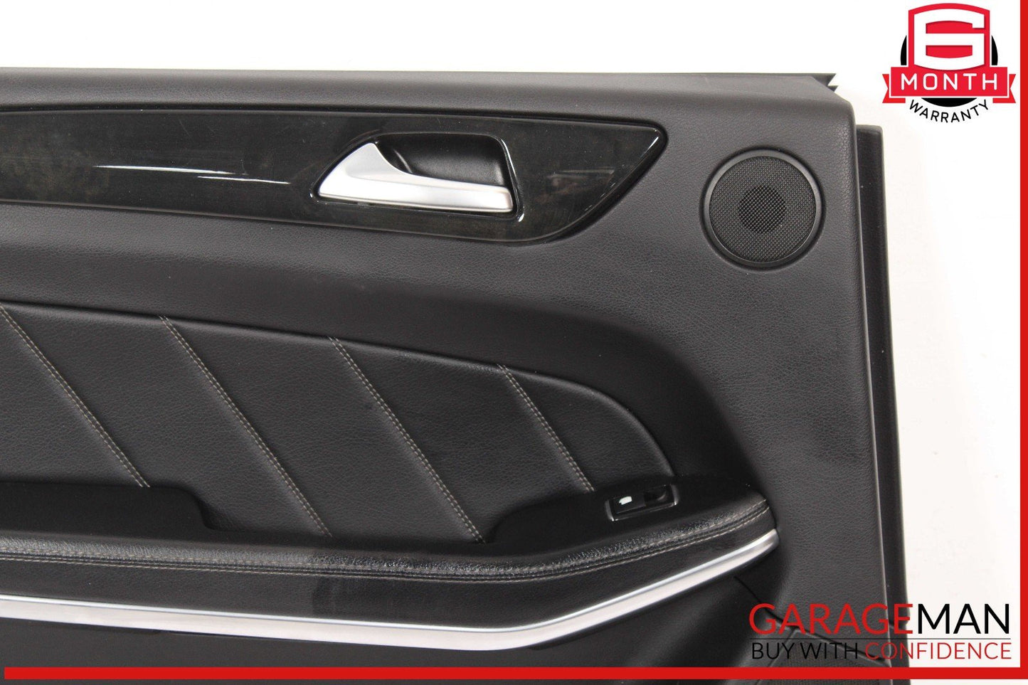 13-16 Mercedes X166 GL550 GL350 Interior Door Panel Rear Left Side Black OEM
