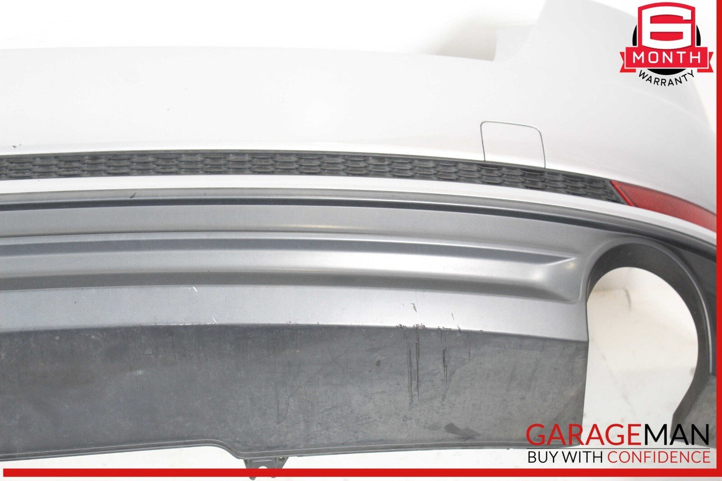 17-19 Audi A4 Rear Bumper Cover Assembly Gray OEM