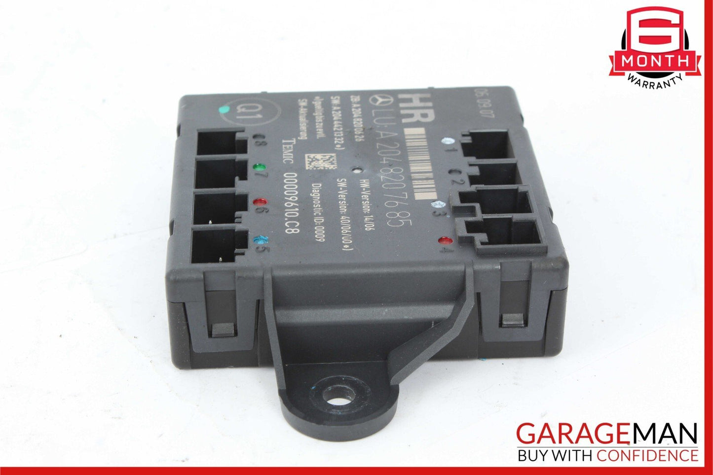 08-18 Mercedes W204 C250 C300 GLK350 Rear Right Side Door Control Module OEM