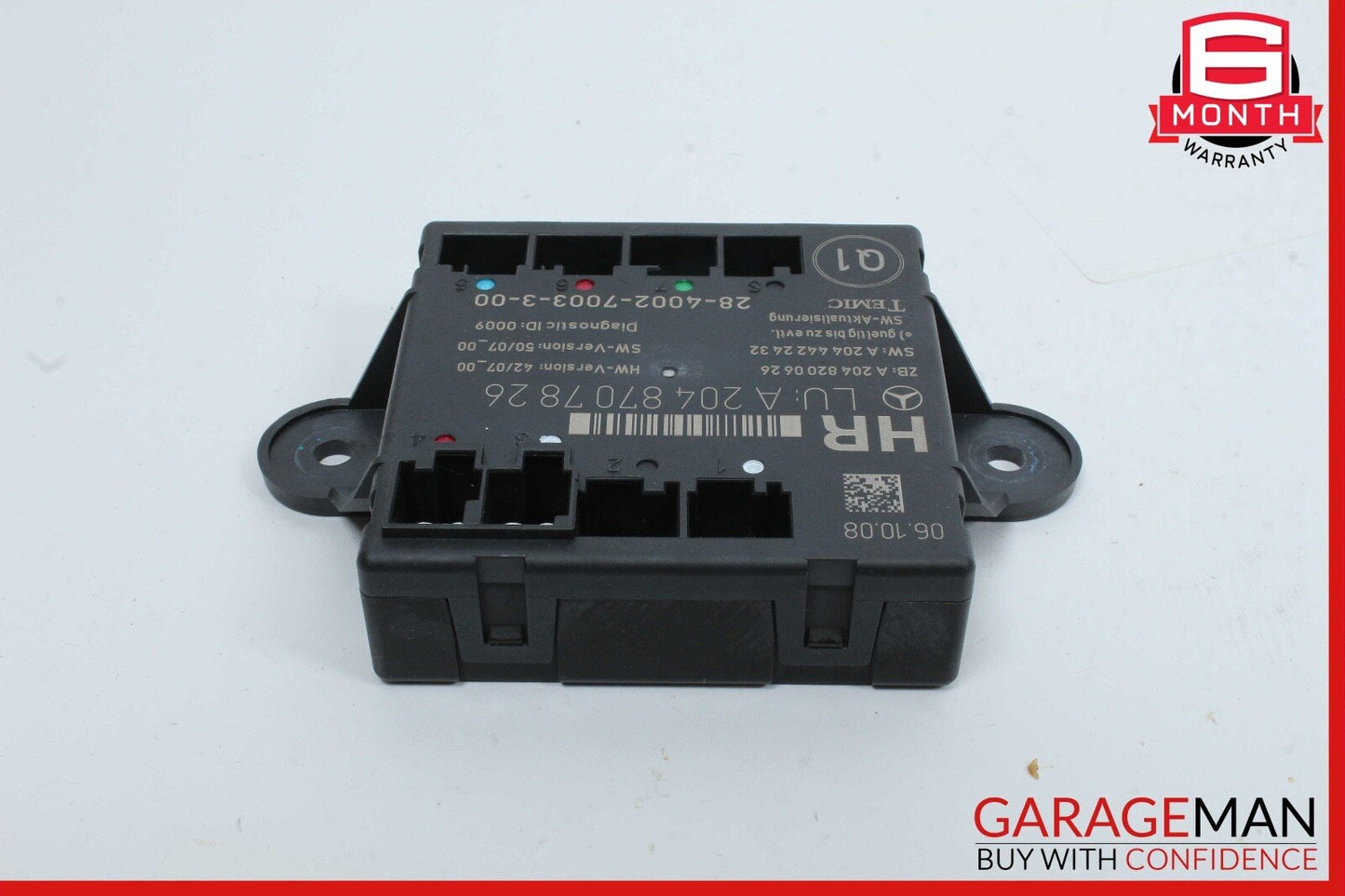 09-15 Mercedes X204 GLK350 4MATIC Rear Right Side Door Control Module Unit OEM