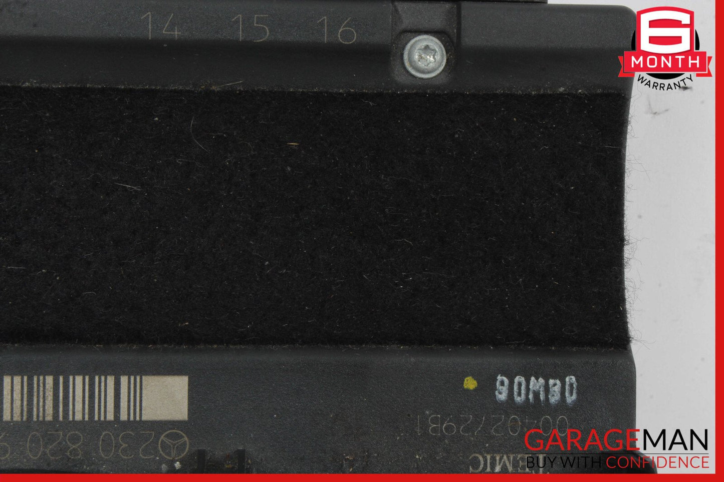 09-12 Mercedes R230 SL550 SL63 Right Passenger Under Seat Control Module OEM