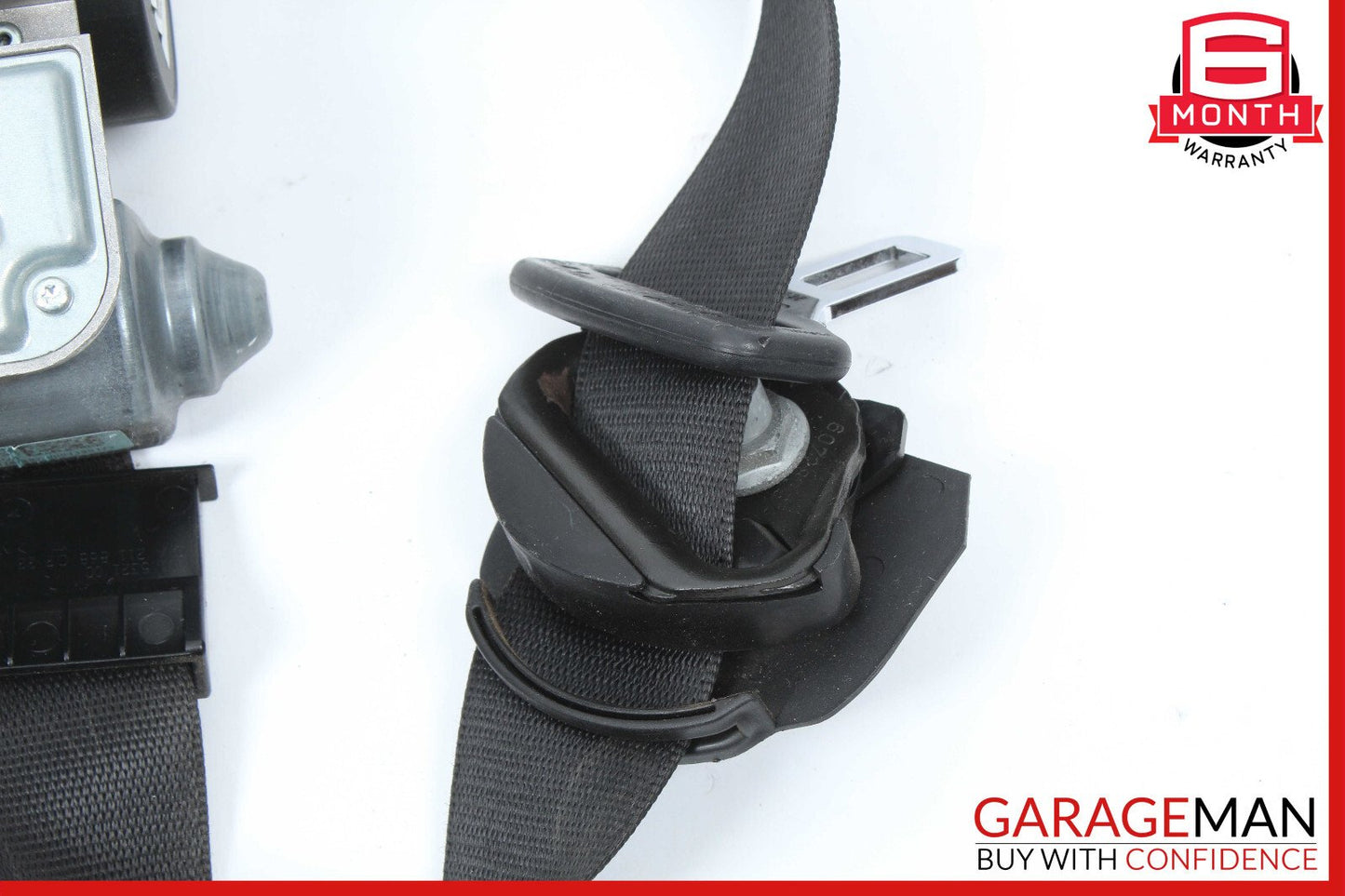 07-09 Mercedes W211 E320 CLS550 Front Right Passenger Side Seat Belt Black OEM