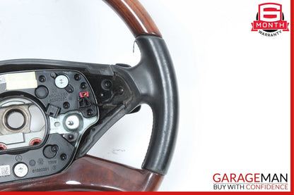 10-13 Mercedes W221 S400 S550 S600 S65 AMG 4 Spoke Steering Wheel Brown Wood