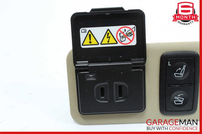 07-12 Mercedes X164 GL450 Rear Seat Fold Switch Socket Control Brown OEM
