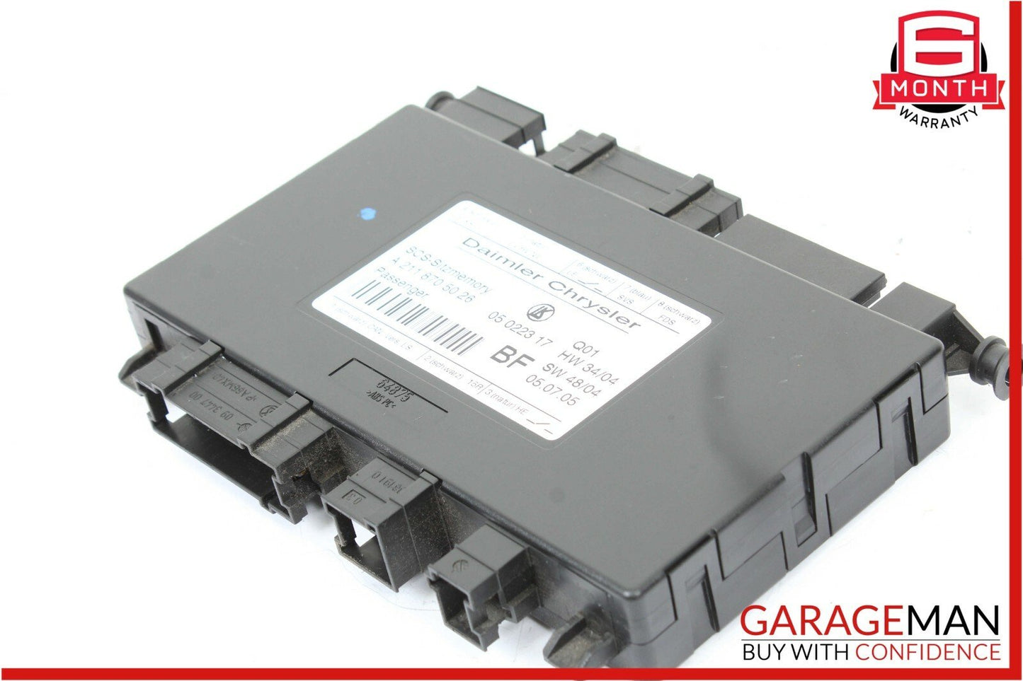 03-11 Mercedes W219 CLS500 Under Seat Control Module Front Right Side OEM