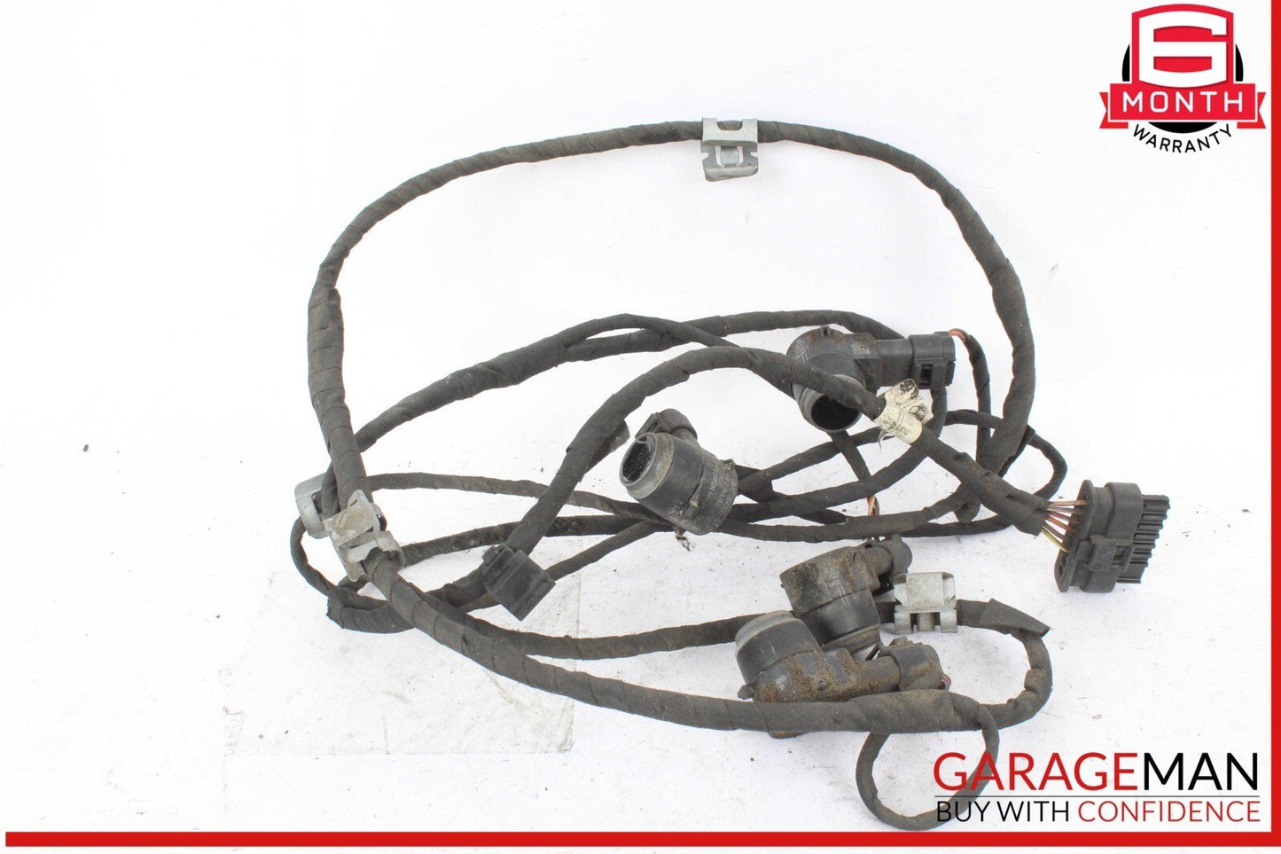 13-16 Mercedes X166 GL450 GL550 Rear Park Parking Sensor PDC Set of 4 w/ Harness