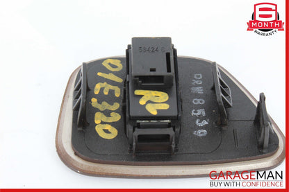 98-02 Mercedes W210 E320 E420 E55 AMG Rear Left Side Window Switch Trim Wood