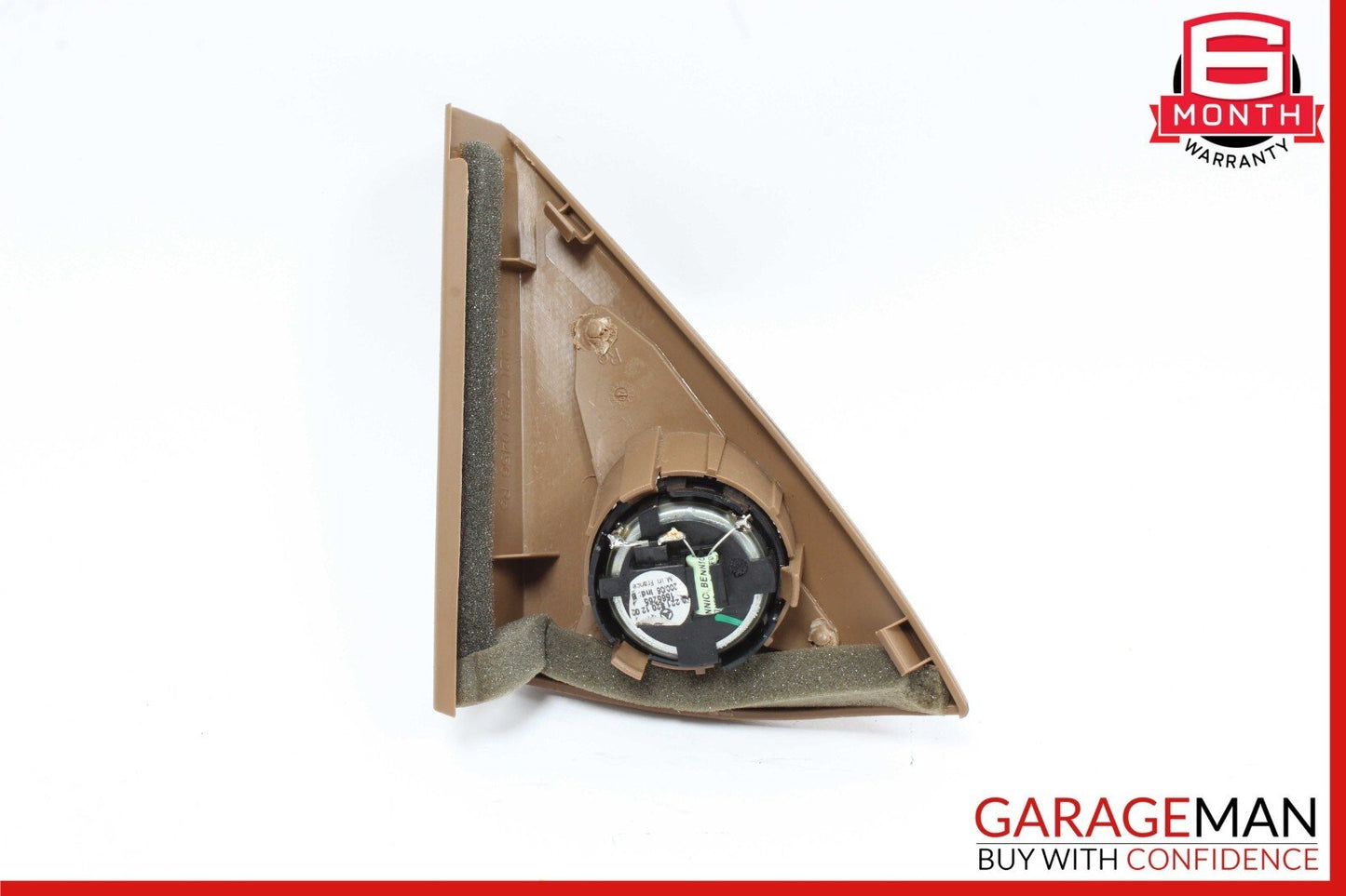 07-13 Mercedes W221 S600 S350 Front Right Side Tweeter Speaker Trim Cover Brown