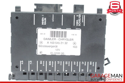 98-05 Mercedes W163 ML320 ML430 Seat Control Module Front Left Or Right OEM