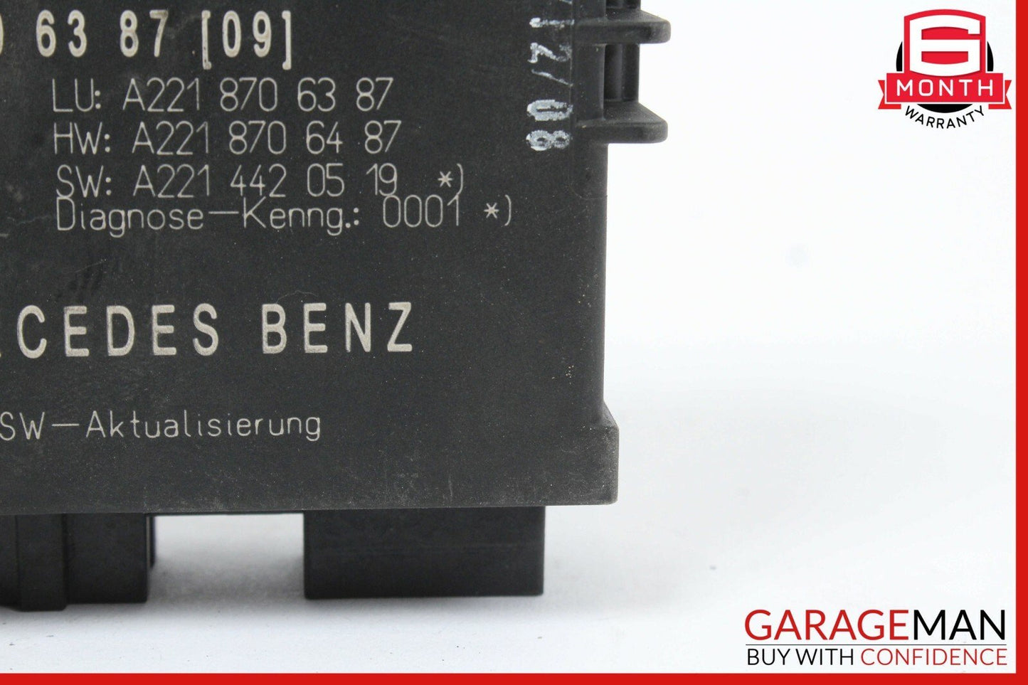 07-09 Mercedes W216 CL550 S550 Rear Trunk Remote Release Open Close Module Unit