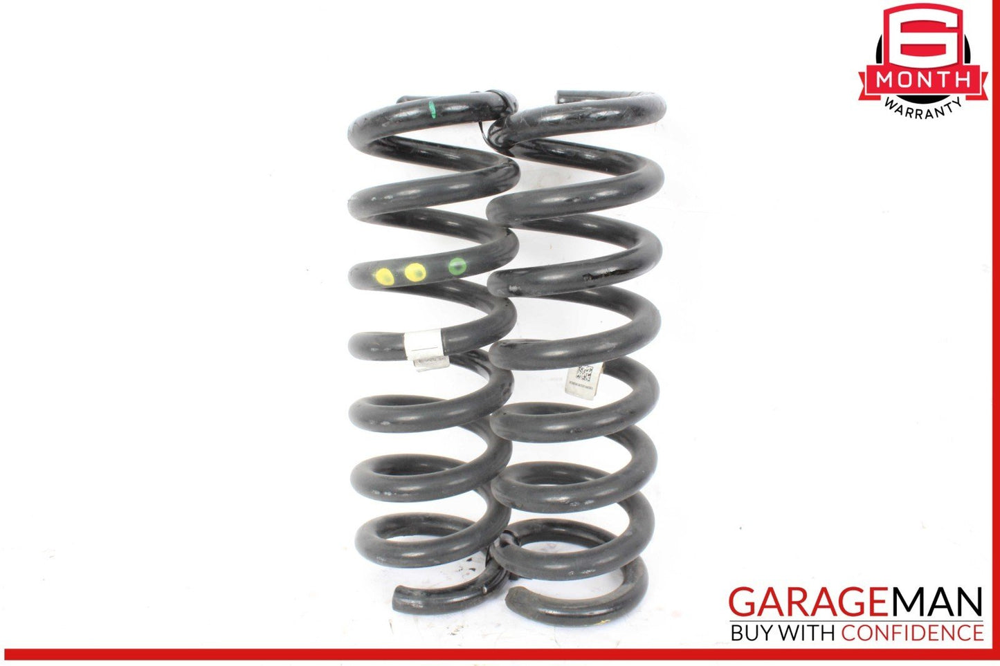 14-17 Maserati Ghibli Rear Right & Left Side Suspension Coil Spring Absorber Set