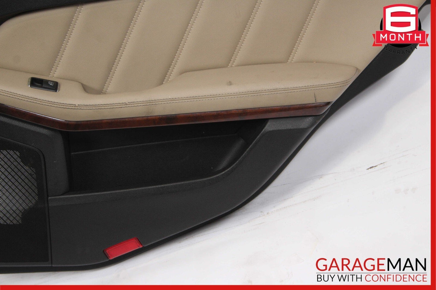 10-13 Mercedes W212 E350 E500 Rear Right Interior Door Panel Trim Assembly Beige