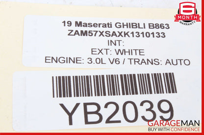 2017-2021 MASERATI GHIBLI PARKING SENSOR ECU 670100874