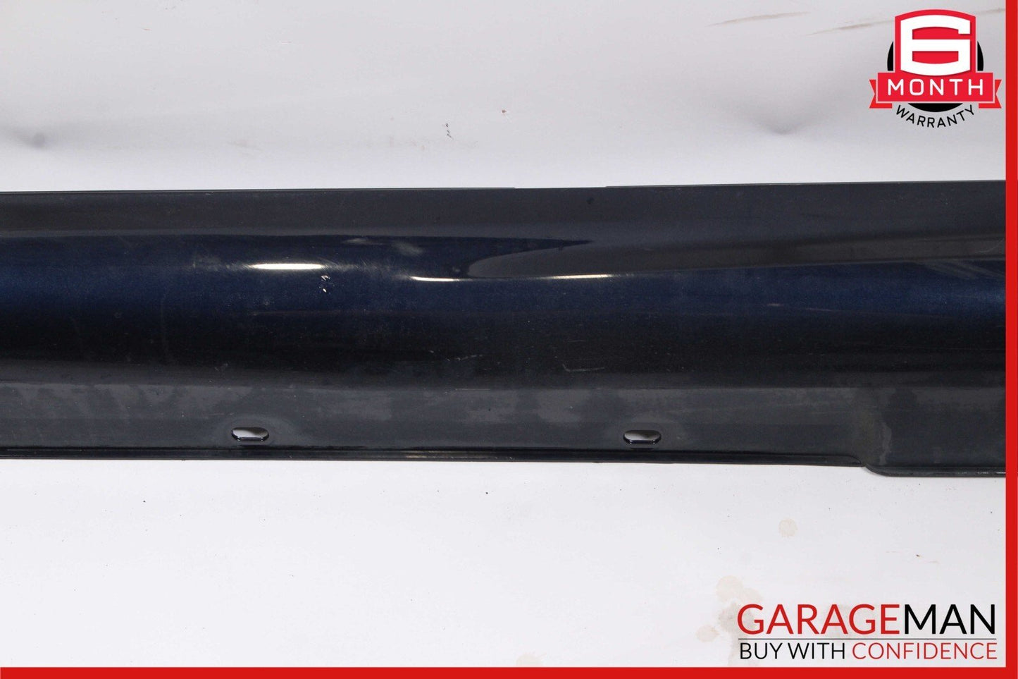 08-14 Mercedes W204 C250 AMG Sport Left Side Skirt Rocker Moulding Panel Blue