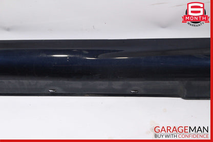 08-14 Mercedes W204 C250 AMG Sport Left Side Skirt Rocker Moulding Panel Blue