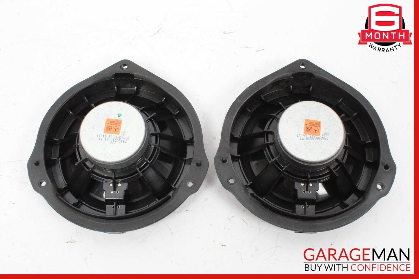 12-19 Mercedes X166 GL450 GLE350 Rear Left & Right Door Sound Speaker Set of 2