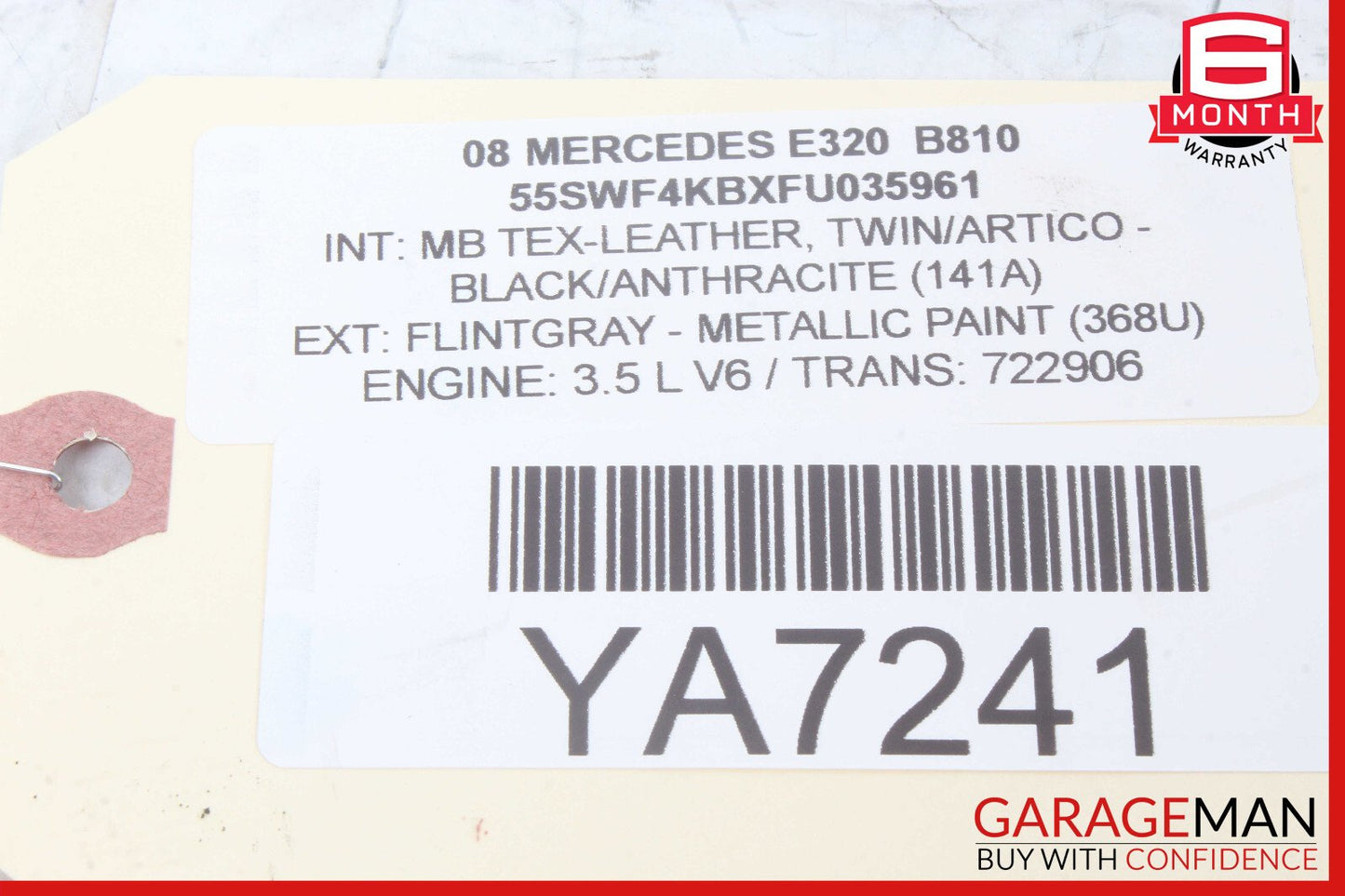 03-09 Mercedes W211 E320 E550 E63 AMG Rear Left Driver Door Control Module OEM