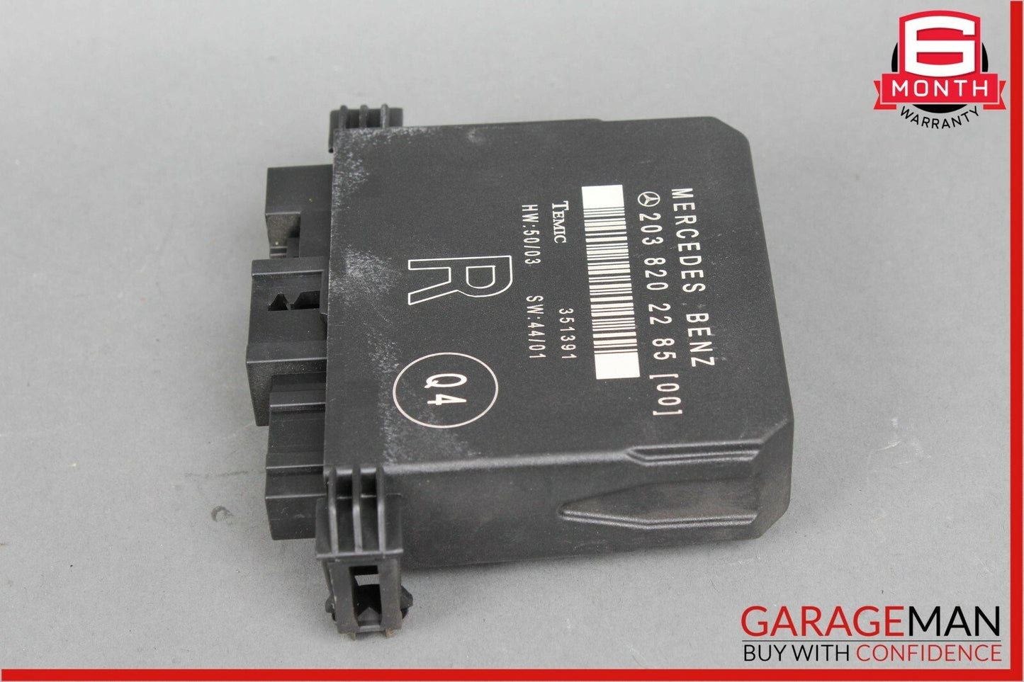 01-07 Mercedes W203 C55 AMG C230 Rear Right Side Door Control Module Unit OEM