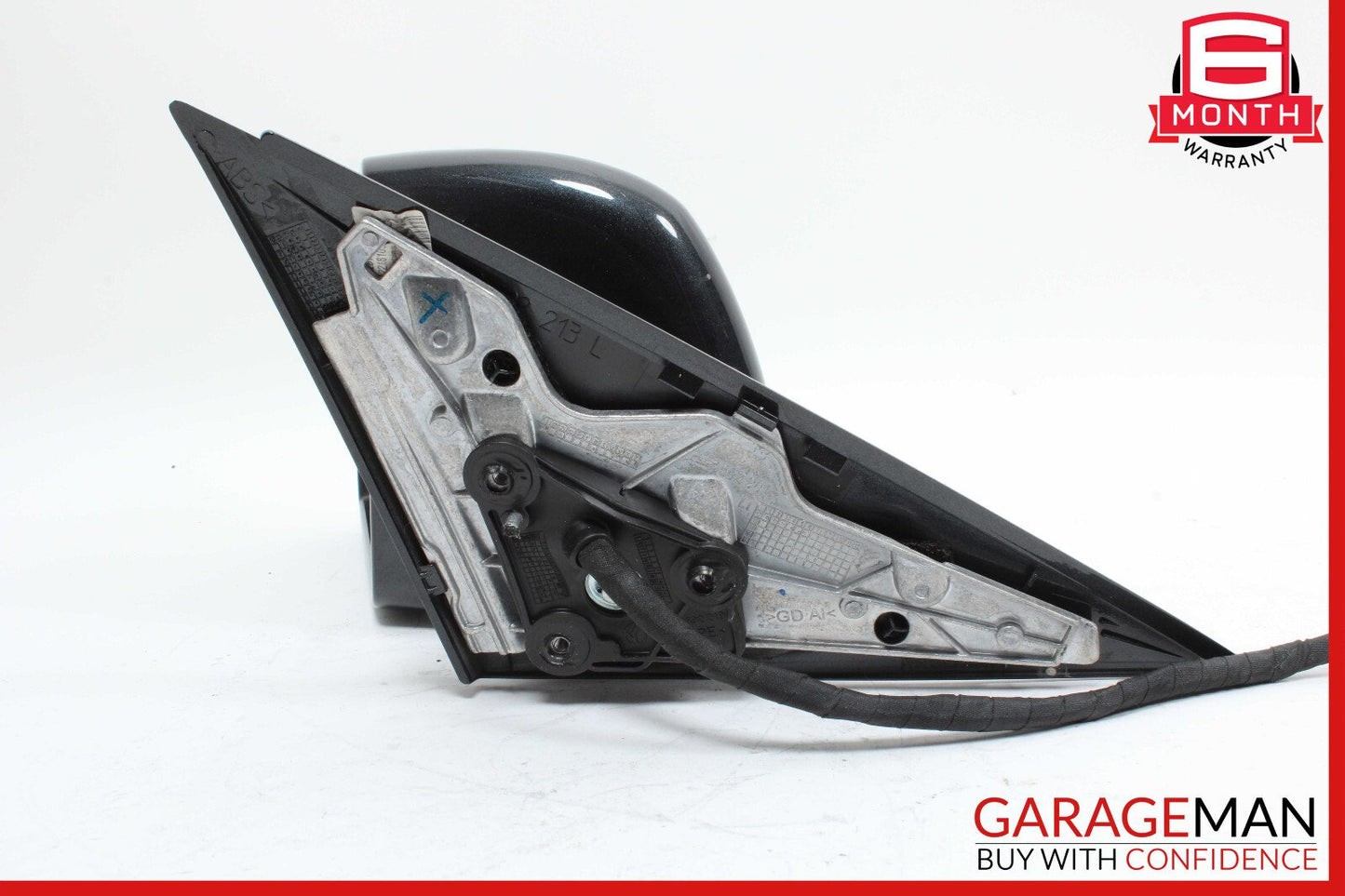 10-13 Mercedes W221 S550 S600 Front Left Side Mirror Door Rear View Black