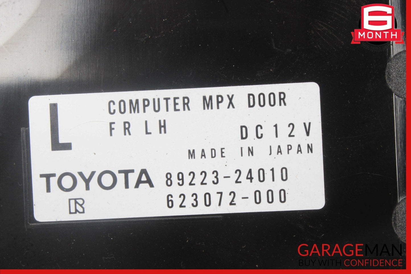 02-10 Lexus SC430 Front Left Driver Side Door Control Module OEM