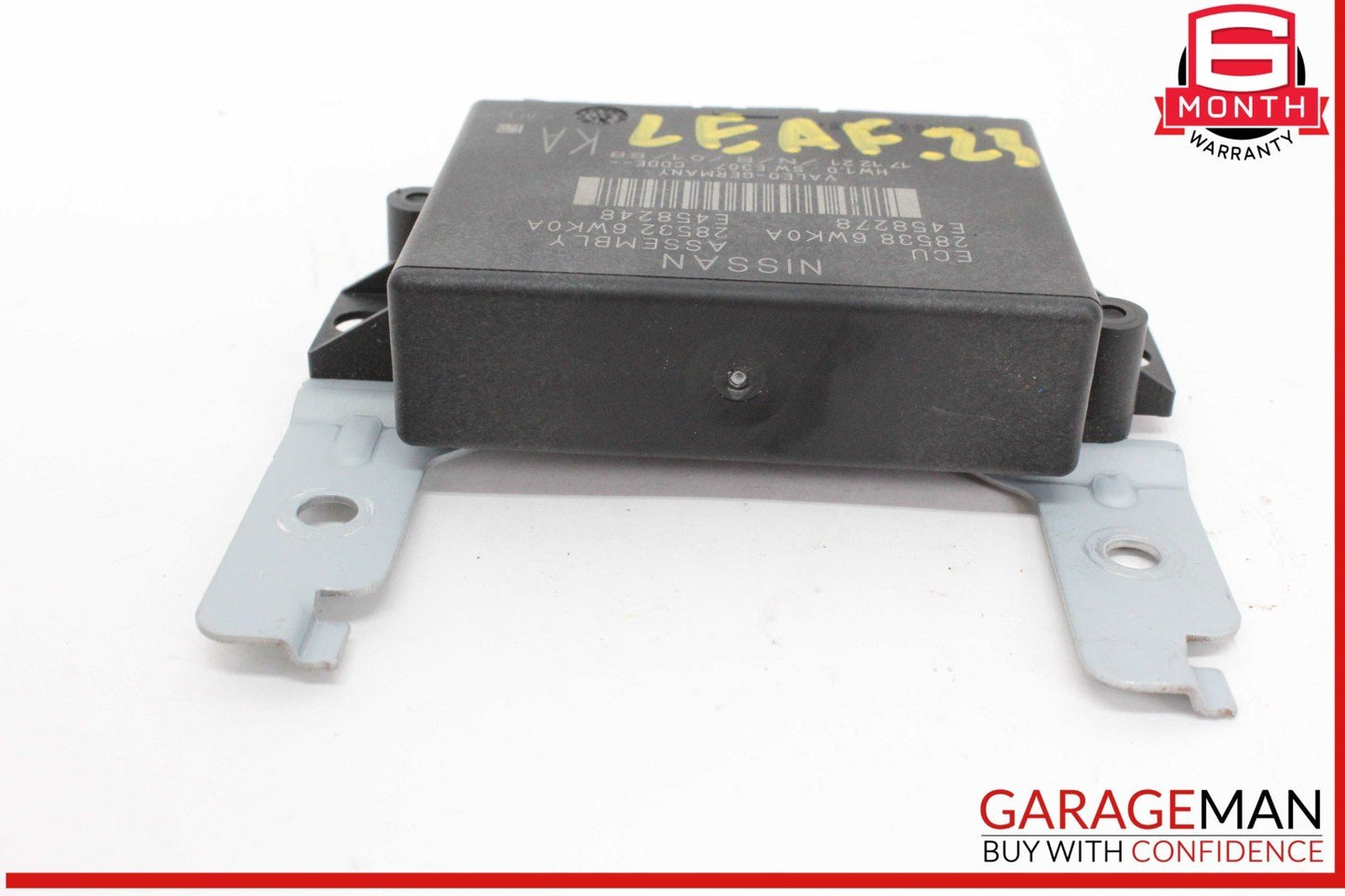 18-24 Nissan Leaf Park Assist Sensor Control Module Unit w/ Bracket OEM