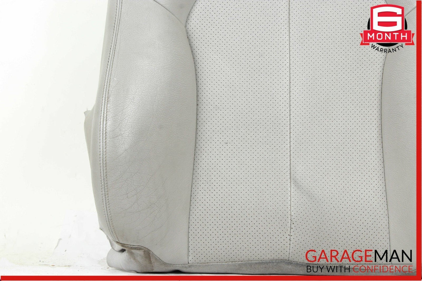 03-09 Mercedes W209 CLK320 Front Right Passenger Top Upper Seat Cushion Gray