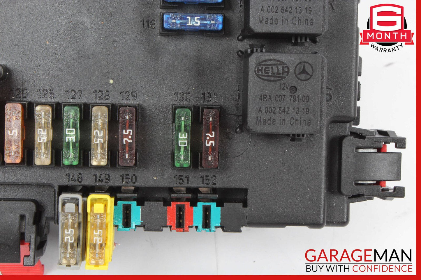 07-09 Mercedes W221 S63 CL550 Rear Trunk Fuse Box 2215405950 OEM