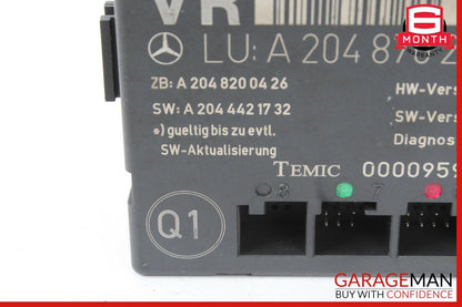 08-14 Mercedes W204 C300 C350 Front Right Side Door Control Module Unit