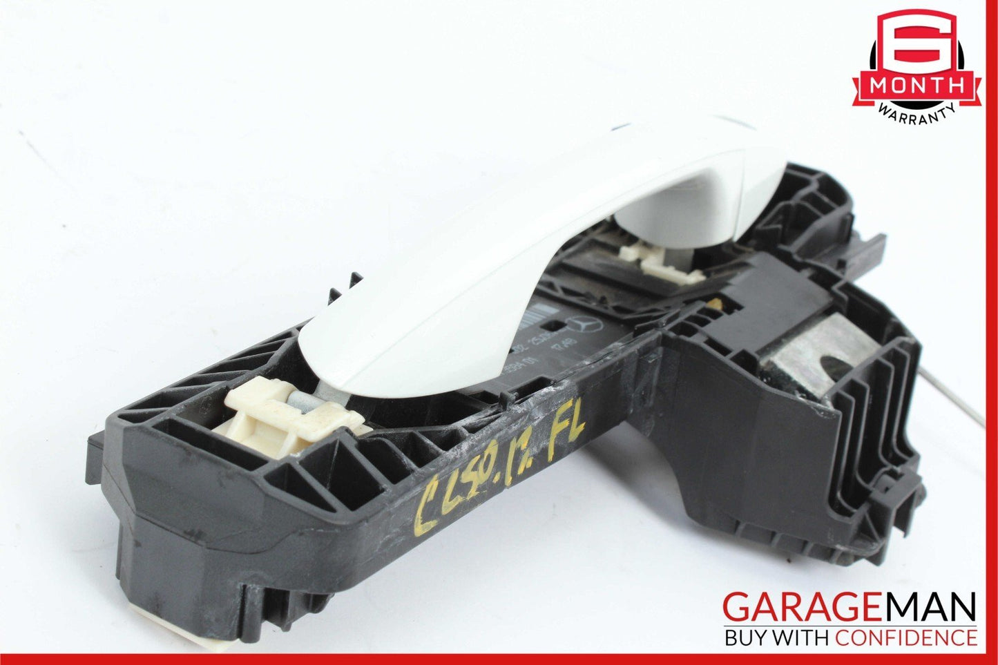 08-17 Mercedes W204 C250 Front Left Driver Side Exterior Door Handle White OEM