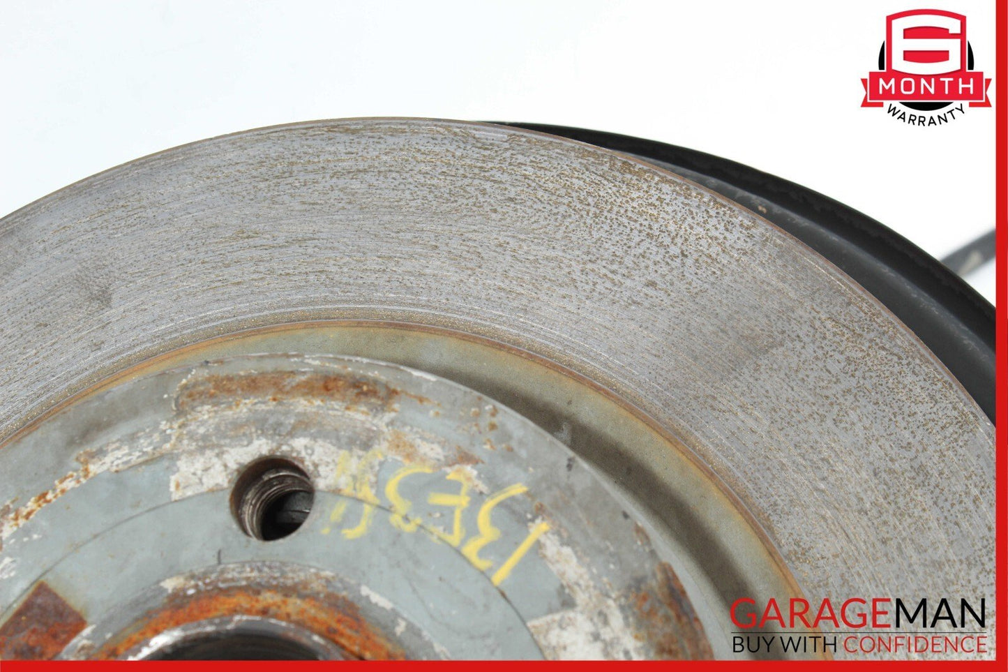 08-15 Mercedes W212 E350 Rear Left Side Spindle Knuckle Hub Bearing Brake Rotor