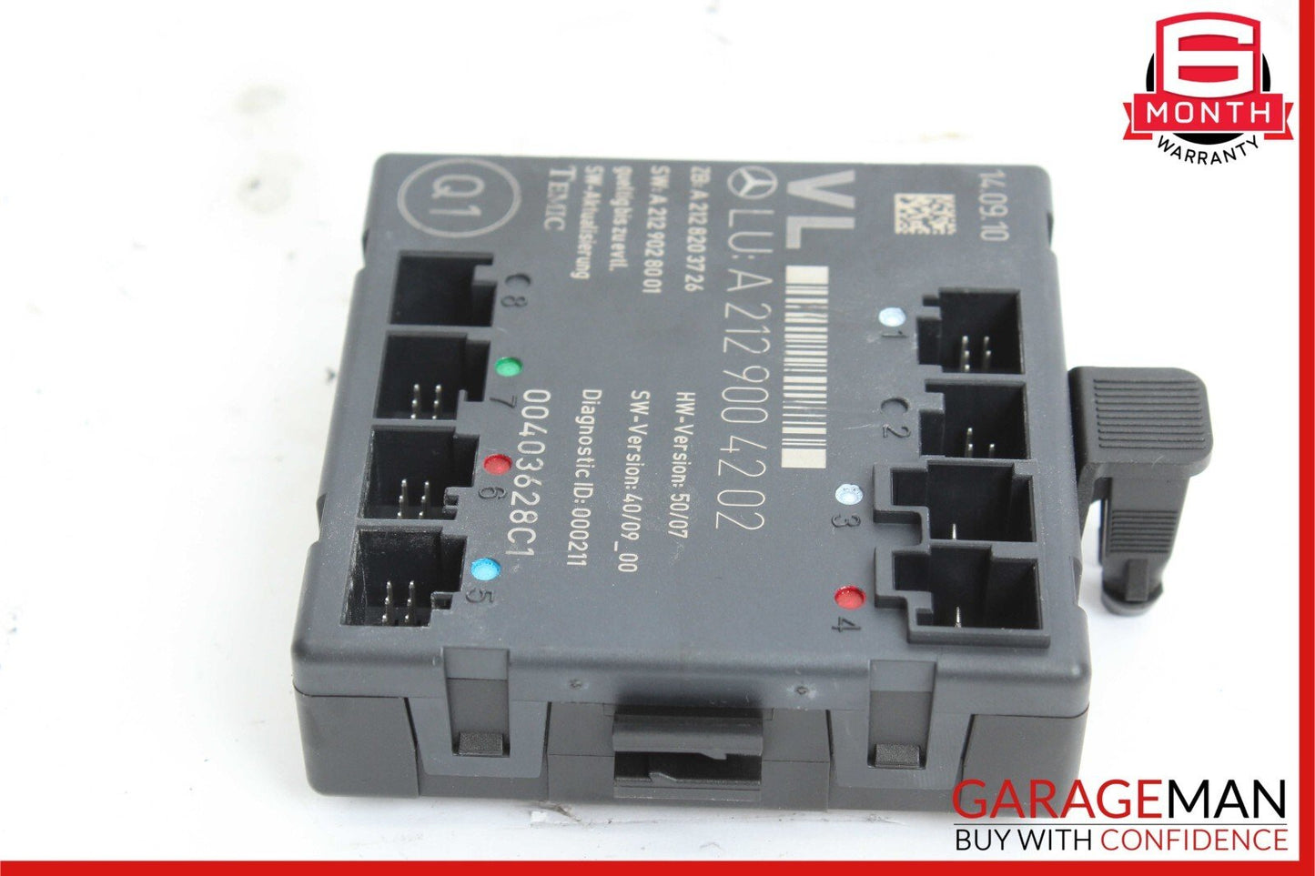 08-18 Mercedes E350 E400 C250 SLK350 Front Left Side Door Control Module OEM