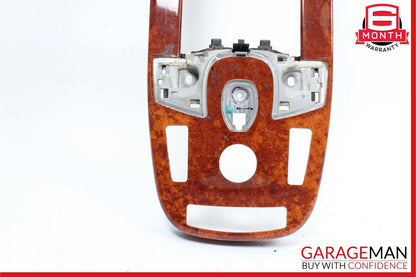 07-09 Mercedes W221 S550 Center Console Arm Rest Armrest Trim Panel Cover Wood