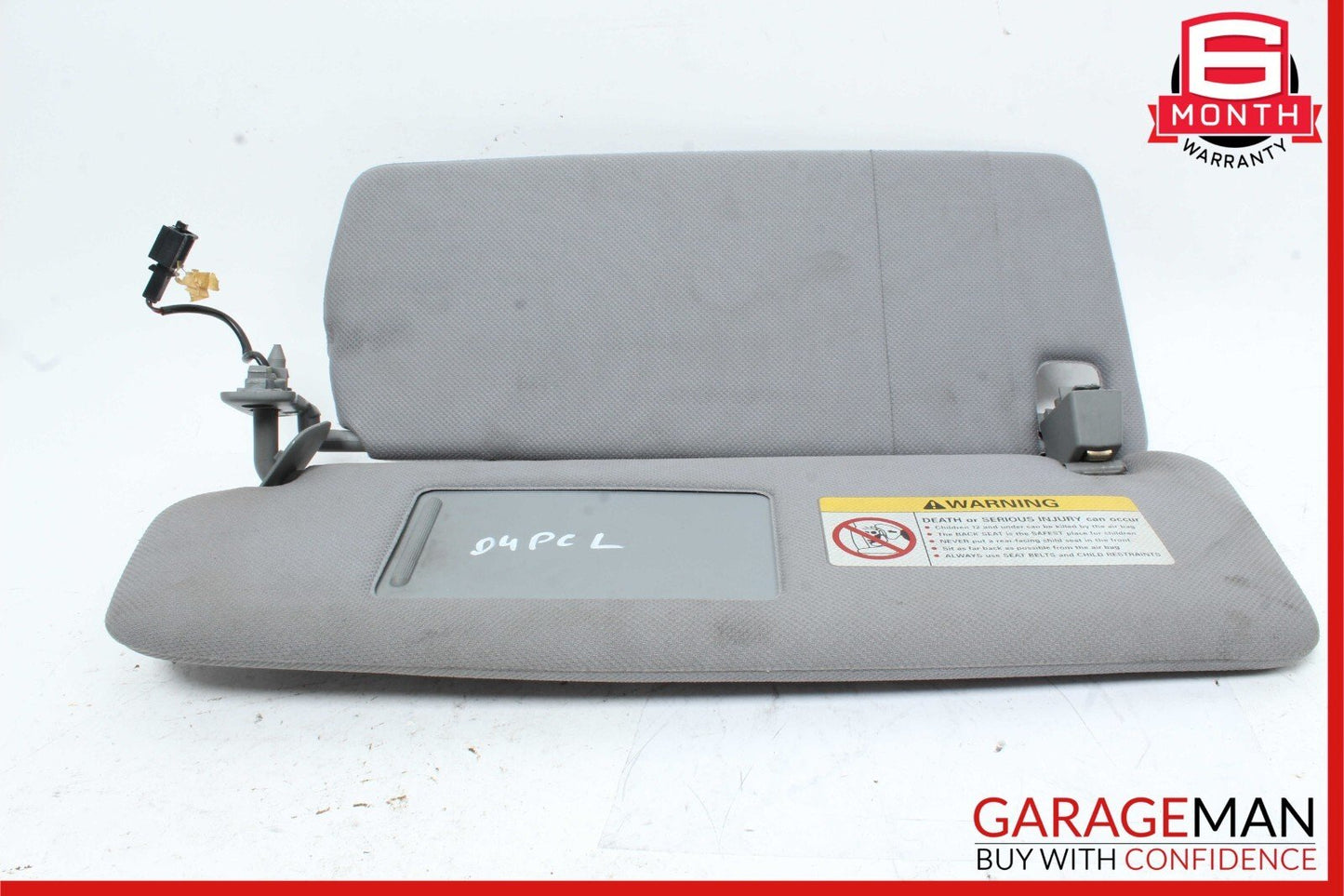 03-10 Porsche Cayenne 955 957 Front Left Side Sunvisor Sun Visor Shade OEM