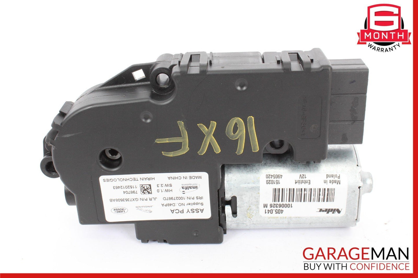 16-20 Jaguar XF Sunroof Sun Roof Adjustable Gear Motor GX7353508AB OEM