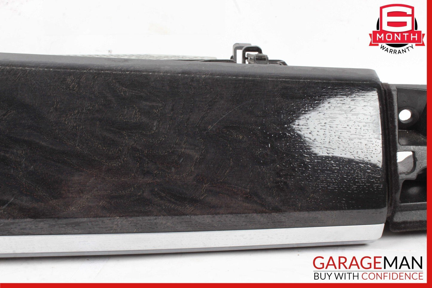 09-15 BMW 750i 750Li Dash DVD Changer Housing Panel Wood Trim Cover OEM