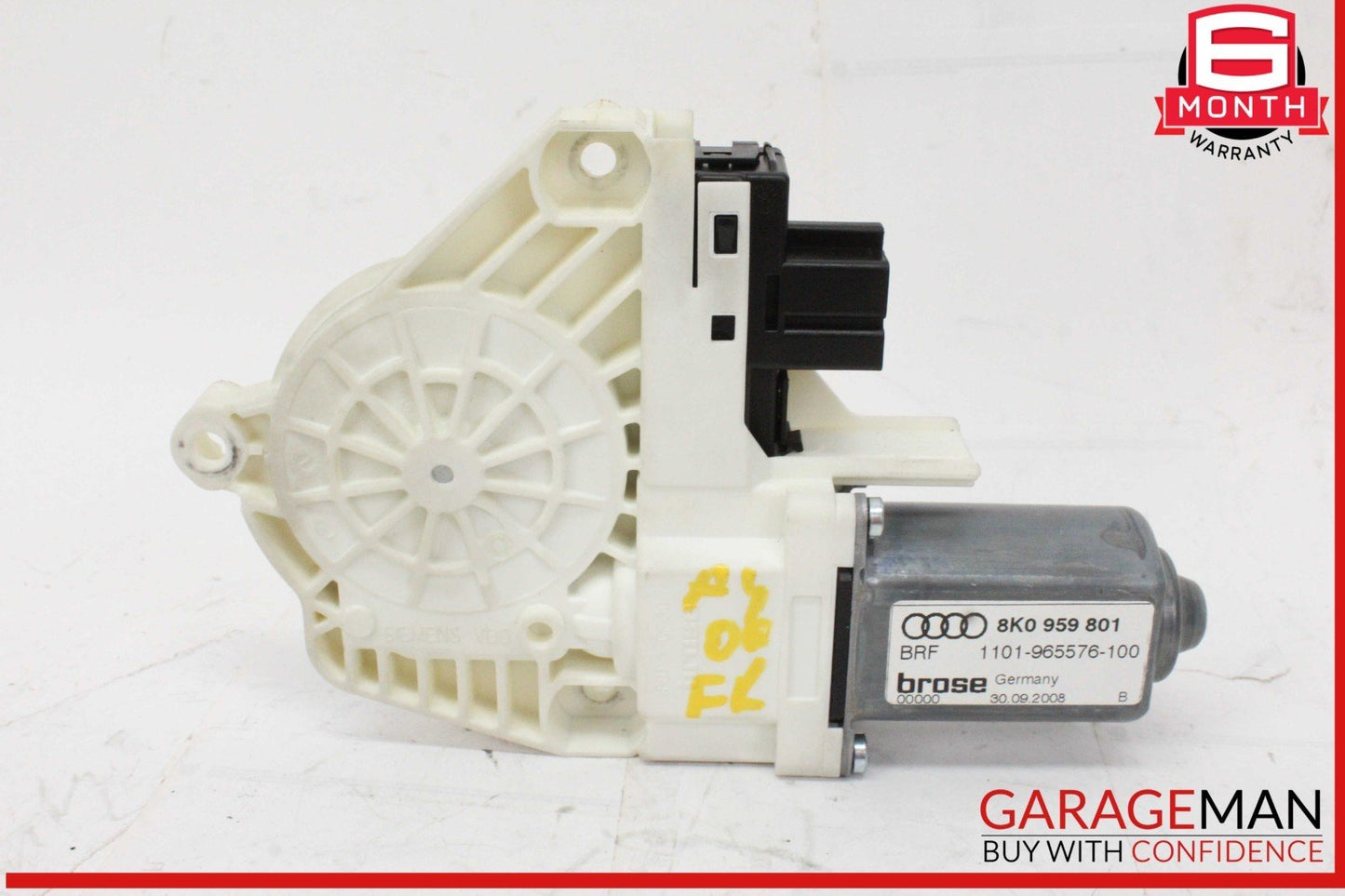 09-16 Audi A4 A5 S4 S5 Front Left Driver Side Window Regulator Motor 8K0959801