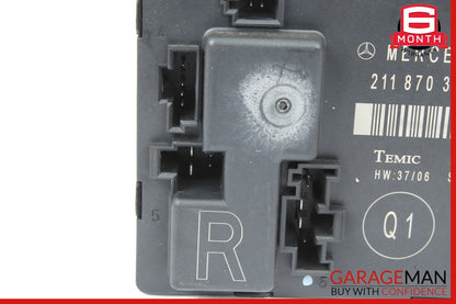 06-11 Mercedes W211 E350 CLS350 Rear Right Passenger Side Door Control Module