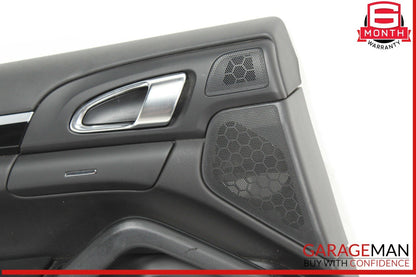 11-18 Porsche Cayenne 958 Rear Left Side Interior Door Panel Trim Assy OEM
