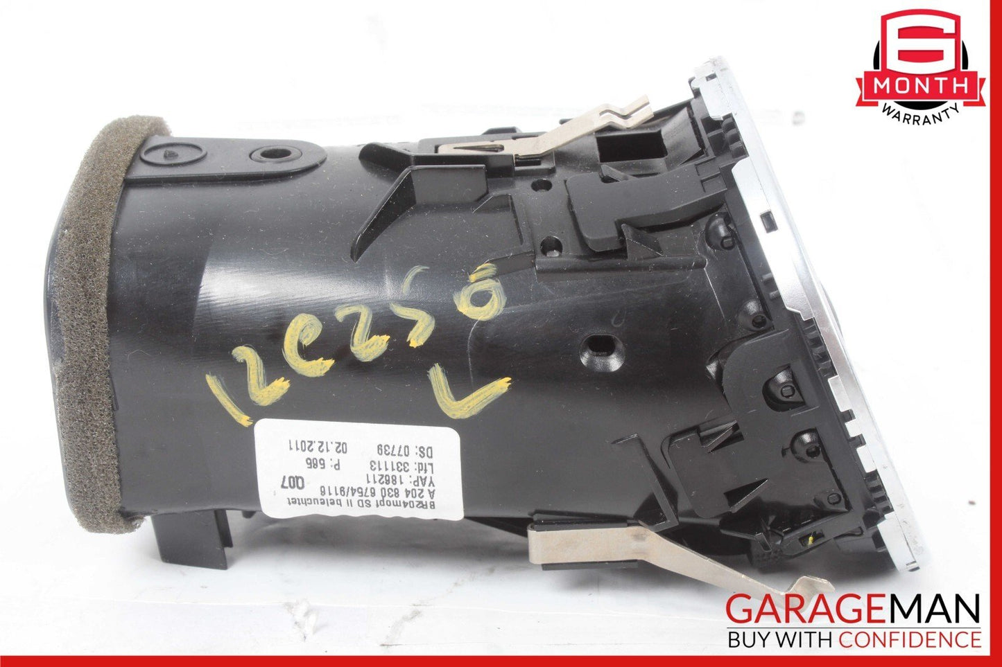 12-14 Mercedes W204 C250 C63 AMG Dash AC A/C Air Vent Grill Left Side Black OEM