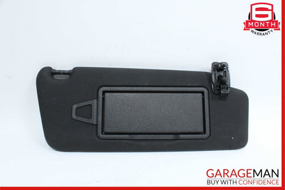 10-17 Mercedes W204 C250 E350 Right Passenger Side Sunvisor Sun Visor Black OEM