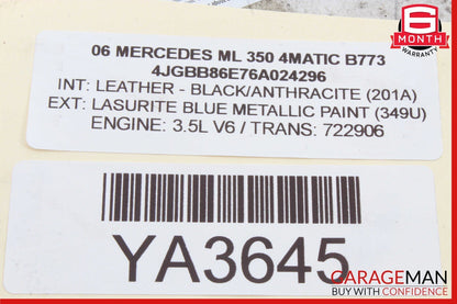 06-13 Mercedes W164 ML450 GL450 Front Right Passenger Side Door Control Module