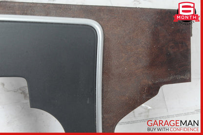 10-13 Mercedes W212 E350 E400 E550 Center Console Switch Trim Cover Bezel Wood