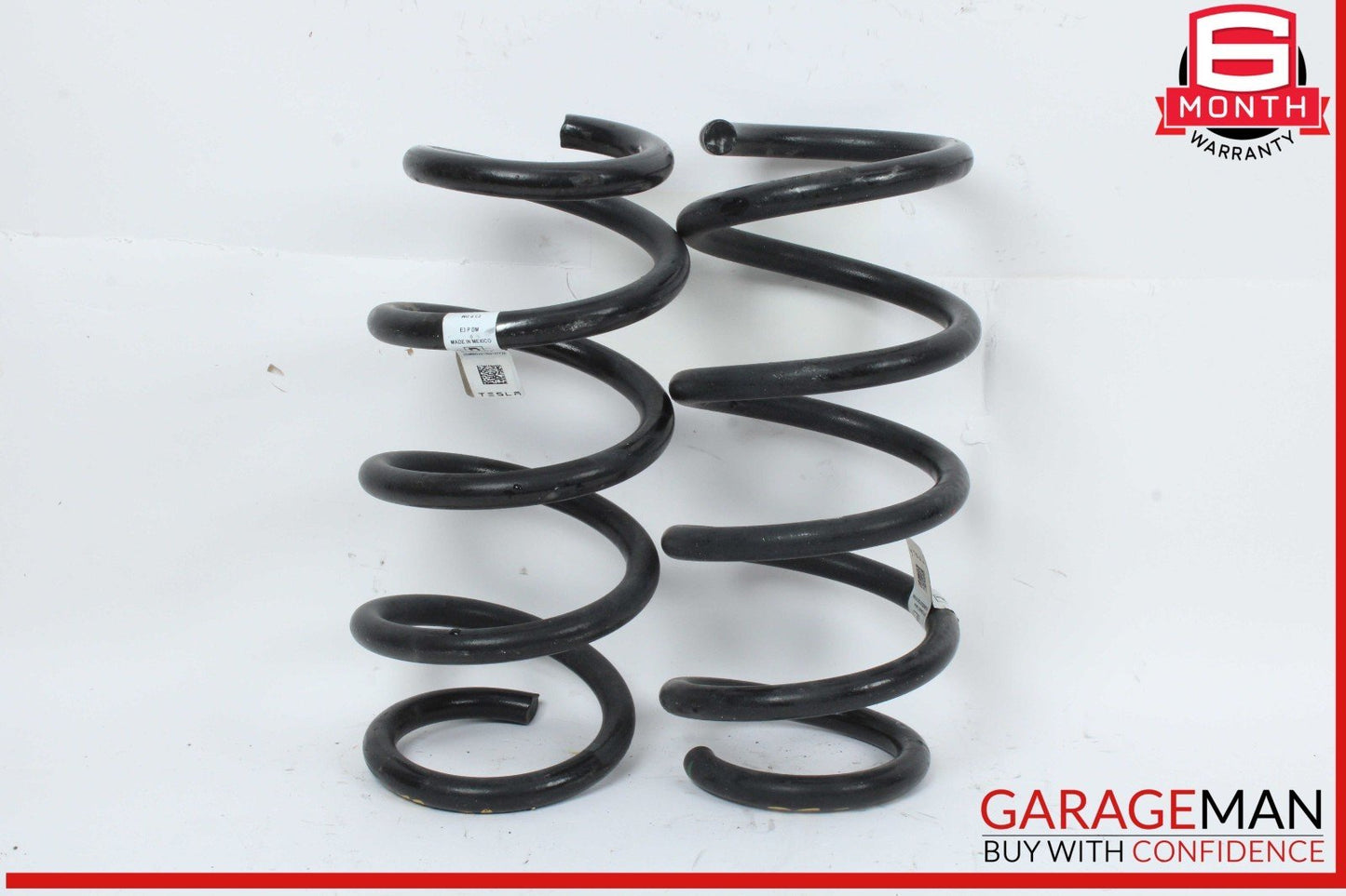 17-23 Tesla Model 3 Rear Left & Right Coil Spring Set of 2 Pc OEM