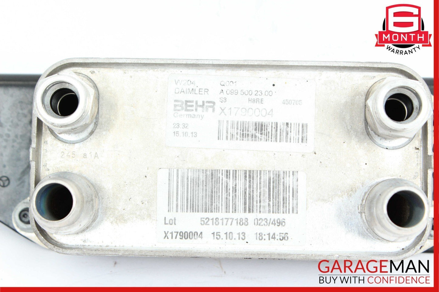 12-15 Mercedes C250 SLK250 1.8 Transmission Oil Cooler Radiator Assembly