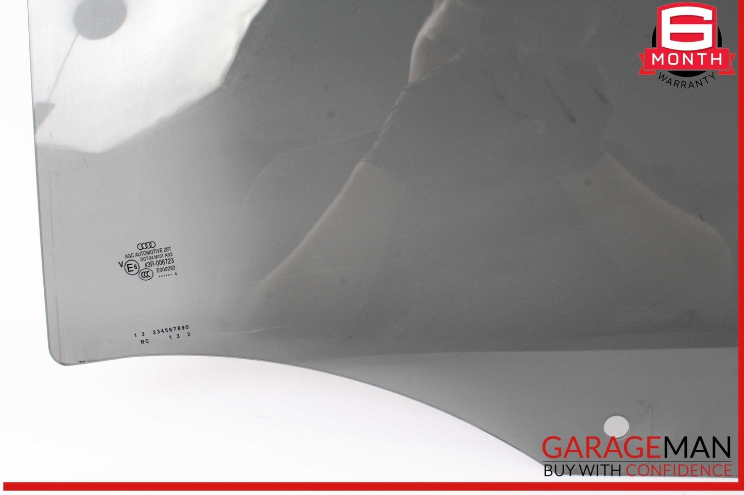 14-17 Audi SQ5 Rear Left Driver Side Door Window Auto Glass OEM
